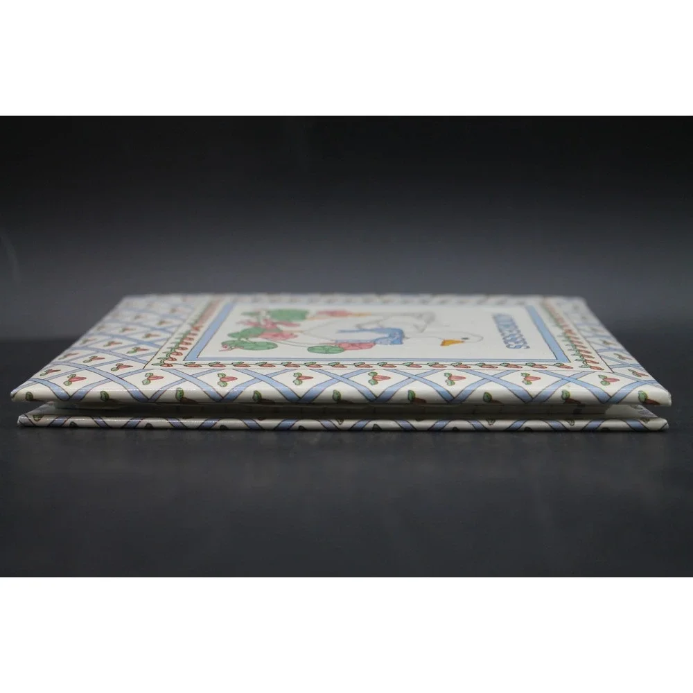 Vintage 1989 CR Gibson Goose Address Telephone Book Ring Binder Cottagecore
